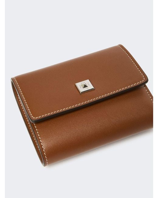 Max Mara Brown Tri-Fold Wallet
