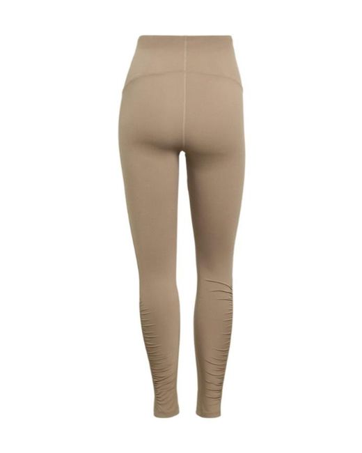 Adidas By Stella McCartney Natural Studio Ruched Leggings