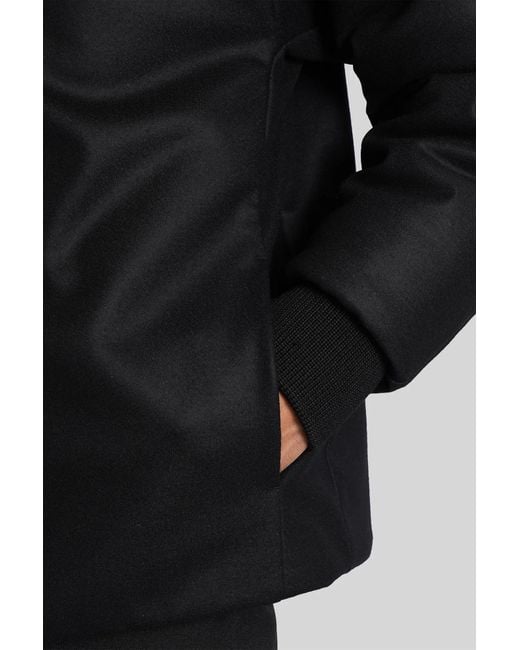 Jil Sander Black Zip-Up Bomber Jacket for men
