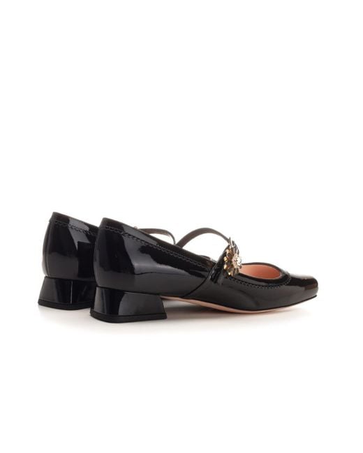 Roger Vivier Black Très Vivier Mary Jane Shoes