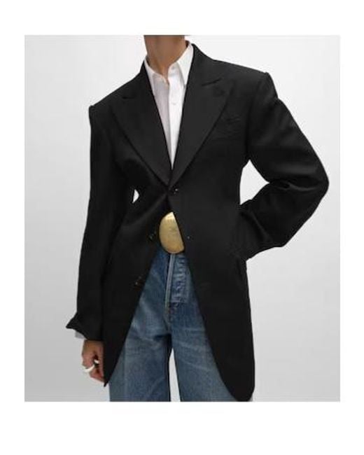Céline Black Colonne Jacket