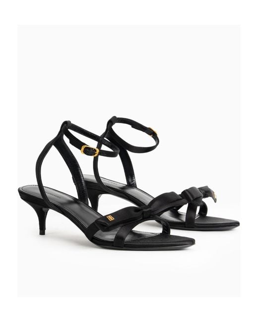 Balenciaga White Bow Detailed Strapped Sandals