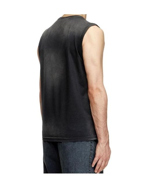 DIESEL Black Top Top for men