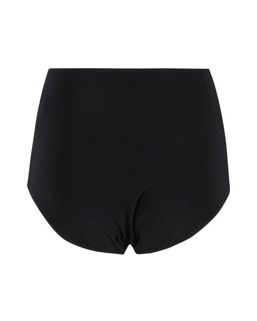 Norma Kamali Black High-Waist Briefs