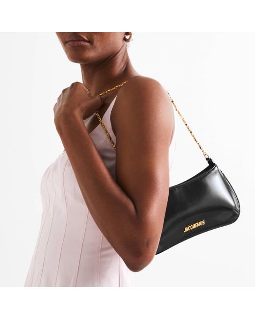 Jacquemus Black Compact Small Shoulder Bag