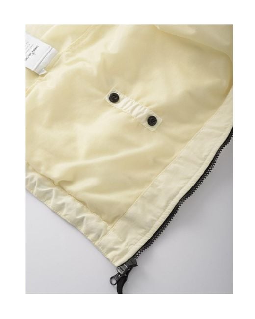 Stone Island Natural Long-Sleeved Casual Jacket for men