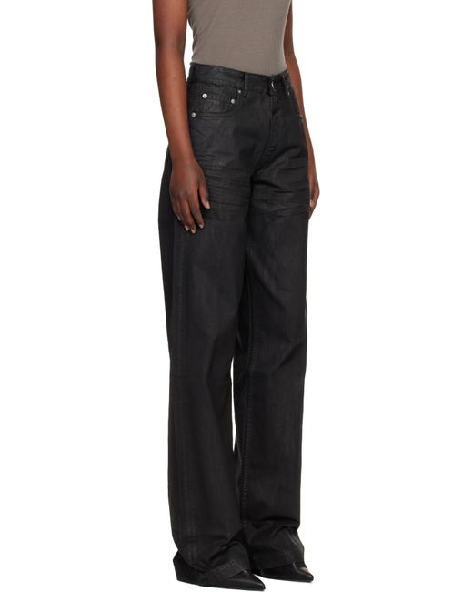 Rick Owens Black Belt Loop Jeans