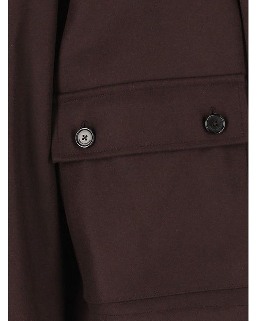 Barena Brown Aria Loose-Fit Jacket
