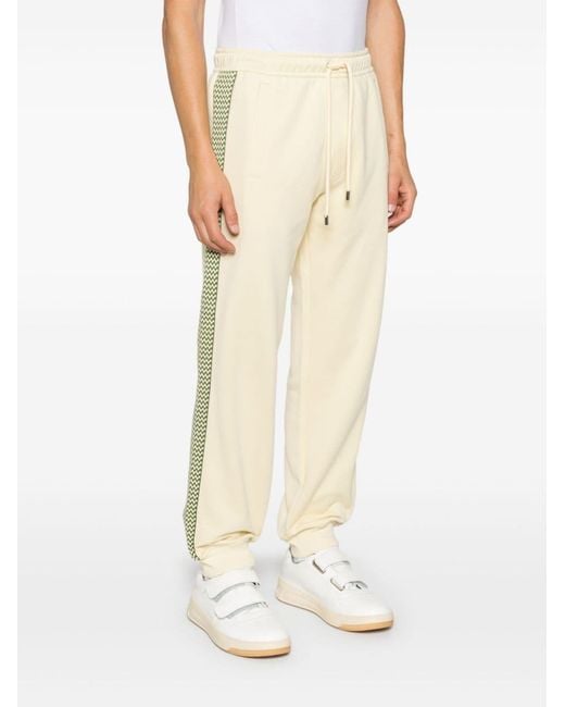 Lanvin Natural Drawstring Sweatpants for men