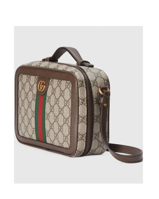 Gucci Brown Ophidia Small Shoulder Bag for men