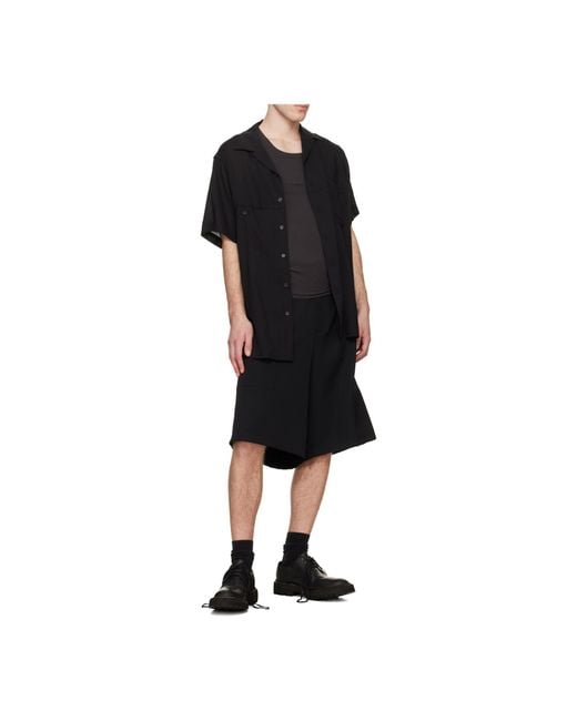 Guidi Black Lacing Closed Derby Shoes for men