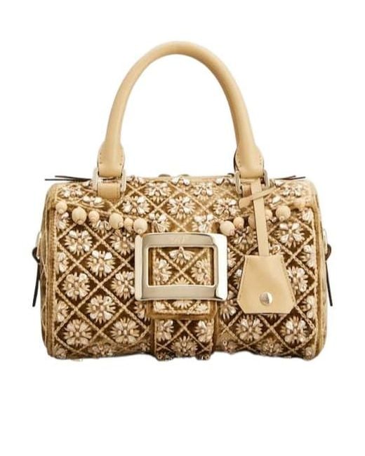 Roger Vivier Metallic Belle Vivier Bag