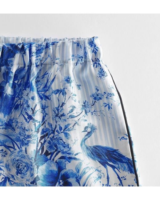 Dior Blue Iviera Shorts