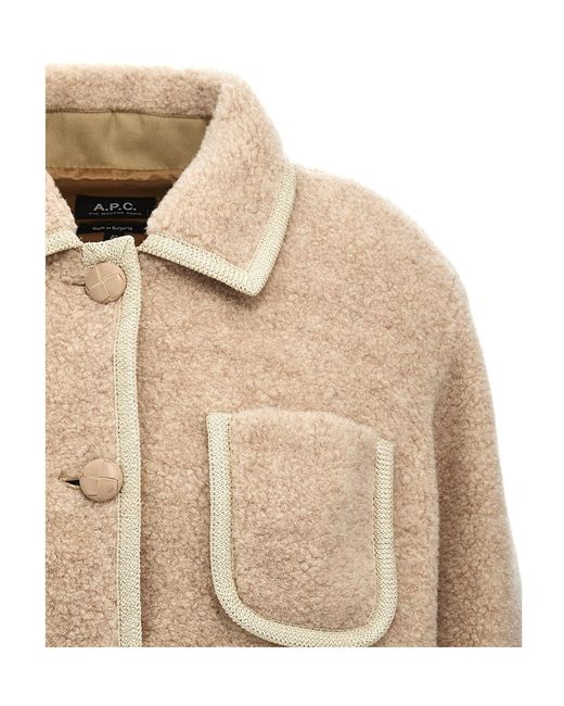 A.P.C. Natural Single-Breasted Jacket
