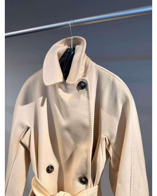 Weekend by Maxmara Natural Belted Midi Coat