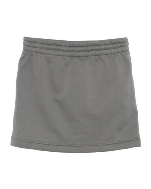 Samsøe & Samsøe Gray Drawstring Mini Skirt