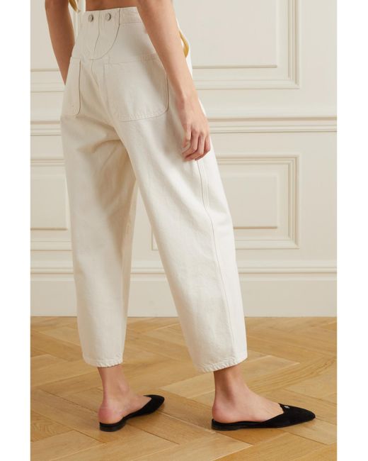 FRAME White Casual Pants With Belt Loops