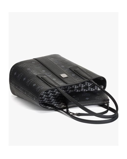 MCM Black Mini Liz Reversible Tote Bag