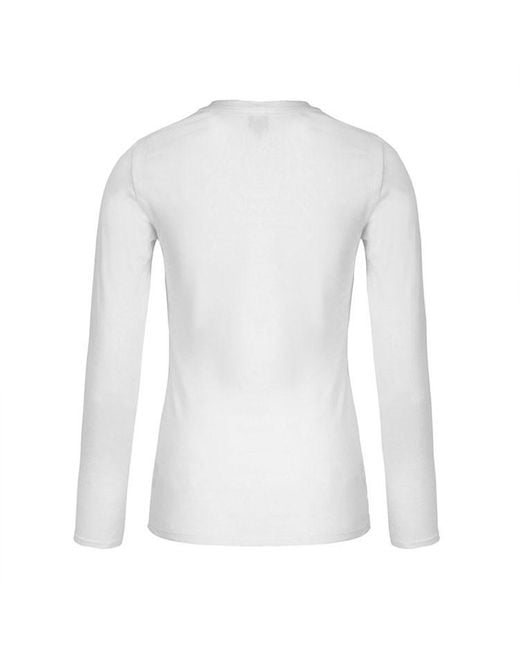 Armani Jeans White Logo Detail T-Shirt