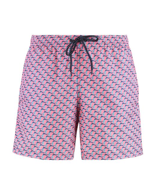 Drumohr Purple Nylon Swim Trunks for men
