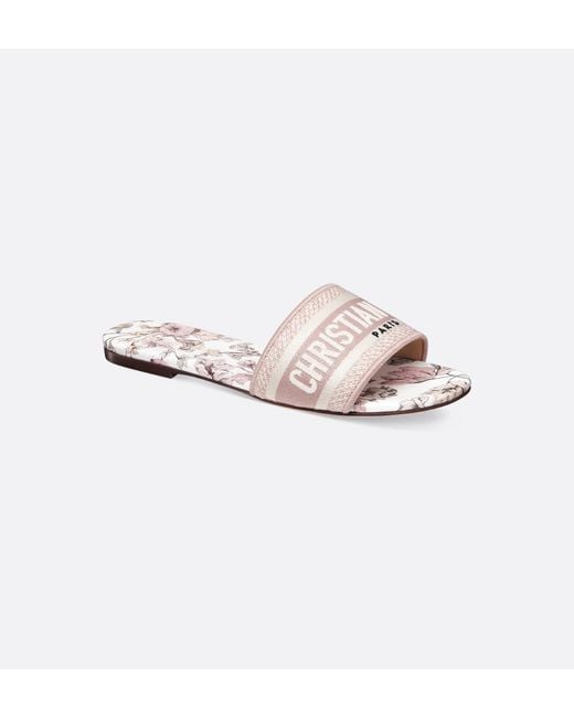 Dior White Dway Slide