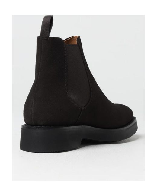 Church's Black Loose And Tight Round-Headed Short Boots for men