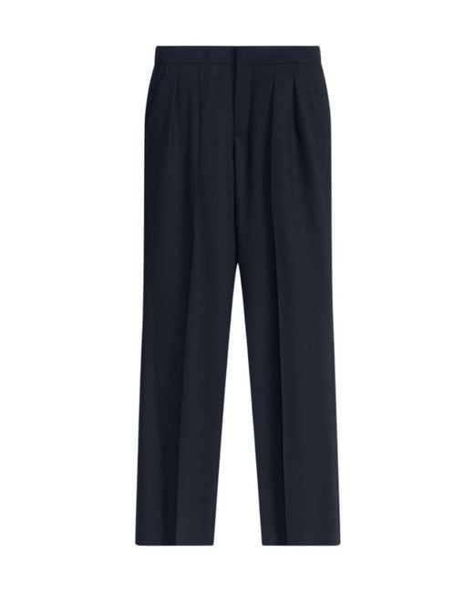 Fabiana Filippi Blue Straight-Leg Tailored Trousers