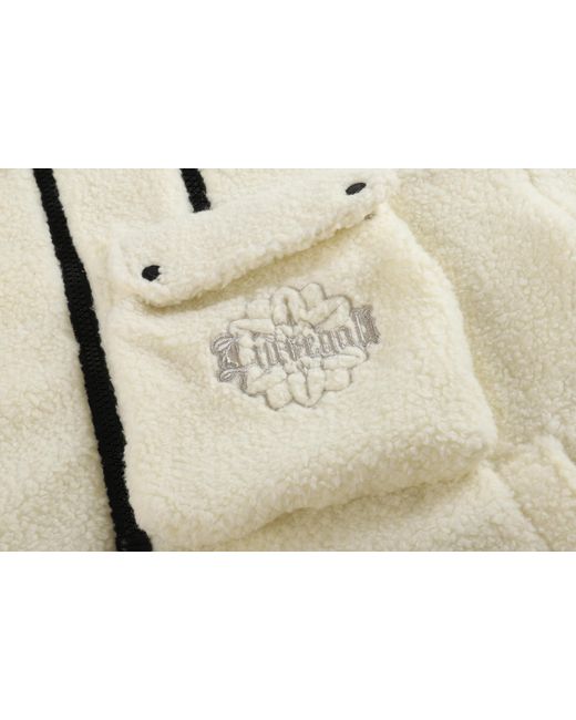 LIU REGALI White Half-Zip Jacket for men