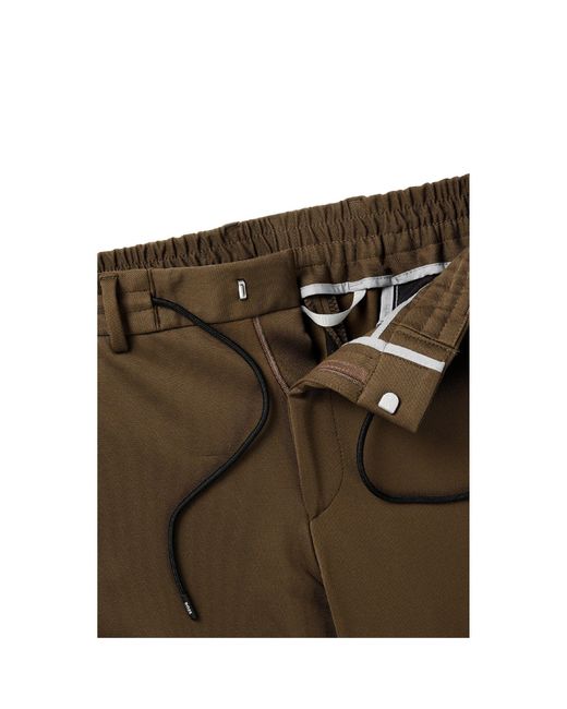 Boss Brown Simple And Casual Pants for men