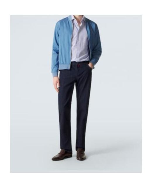 Kiton Blue Slim Jeans for men