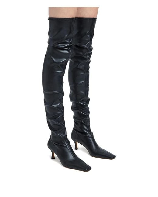 Proenza Schouler Black 60Mm Over-The-Knee Boots