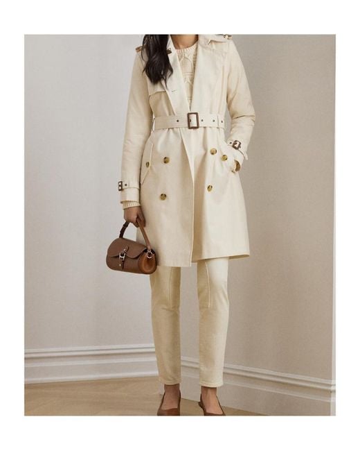Ralph Lauren Natural Belted Trench-Coat