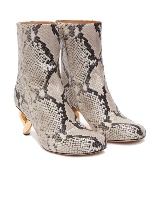 J.W. Anderson Brown Round-Headed High Heels