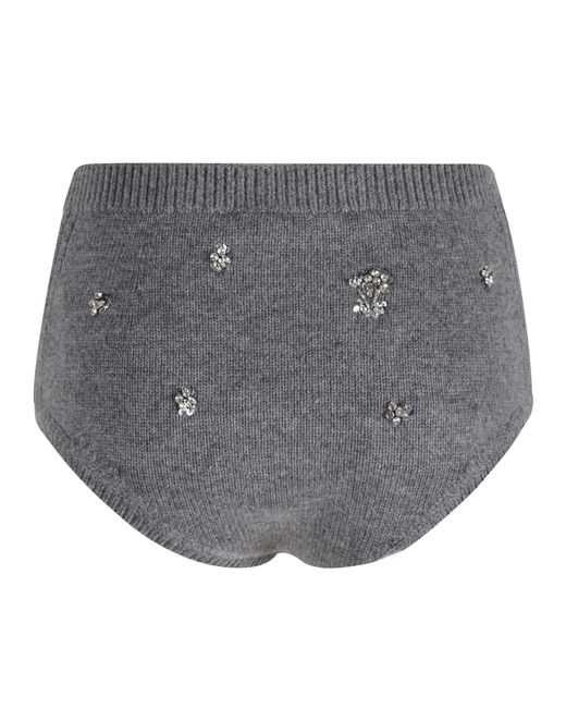 Jonathan Simkhai Gray Knit Shorts