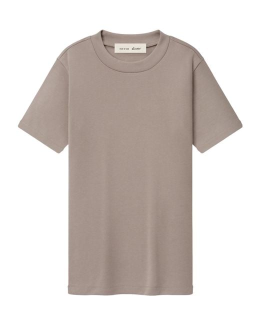 Fear Of God Gray Soft Rib Fitted T-Shirt