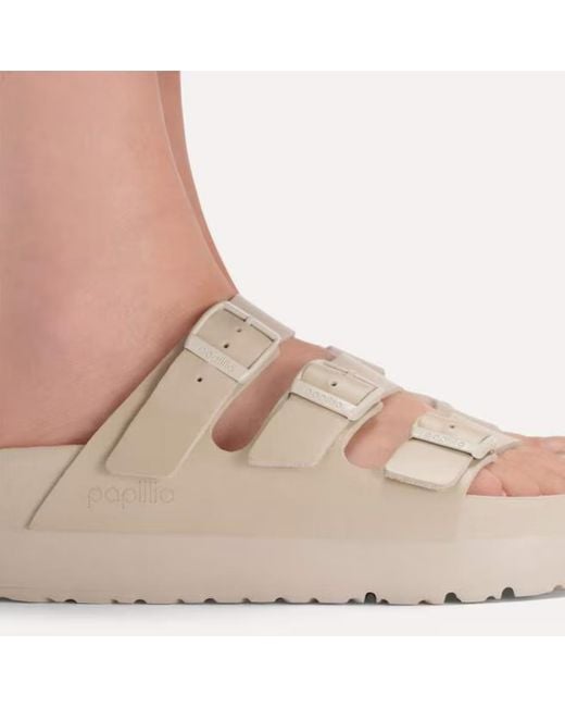 Birkenstock White Florida Iii Flex Platform Sandals