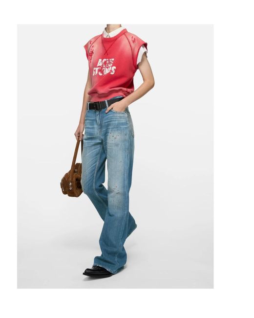 Acne Blue 2025F Fitted Jeans