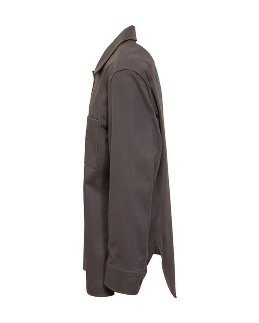 Lanvin Brown Cocoon Shirt for men