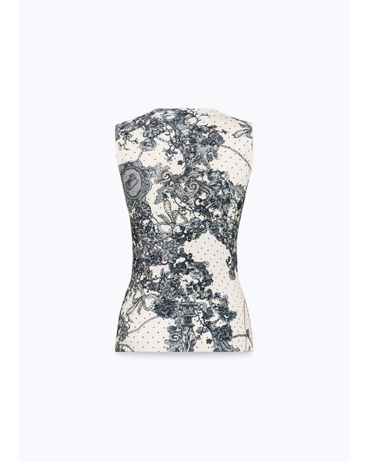 Blugirl Blumarine Gray Long-Sleeved Knitted Cardigan