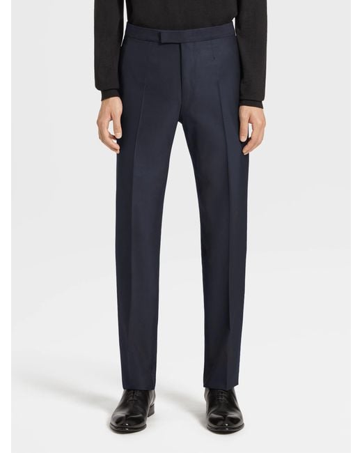 Zegna Blue Trofeo 600 Tailored Evening Suit for men