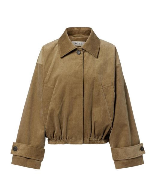 Rohe Green Cotton Corduroy Jacket
