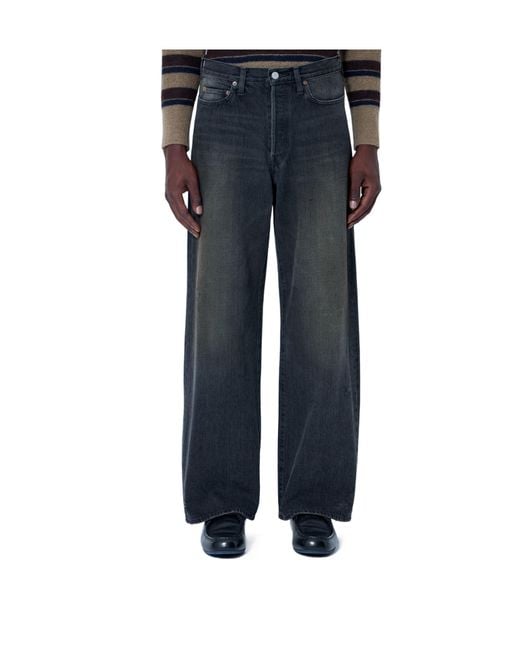 Ssstein Blue Loose Denim Jeans for men