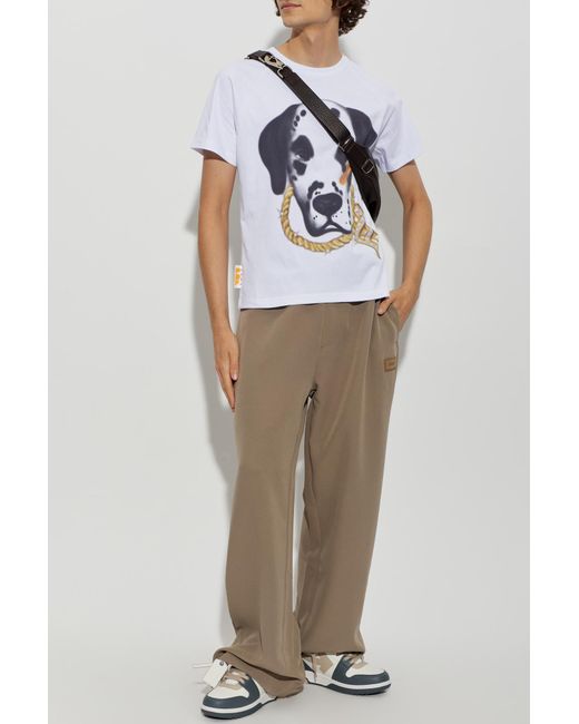 PDF CHANNEL Gray Printed T-Shirt for men