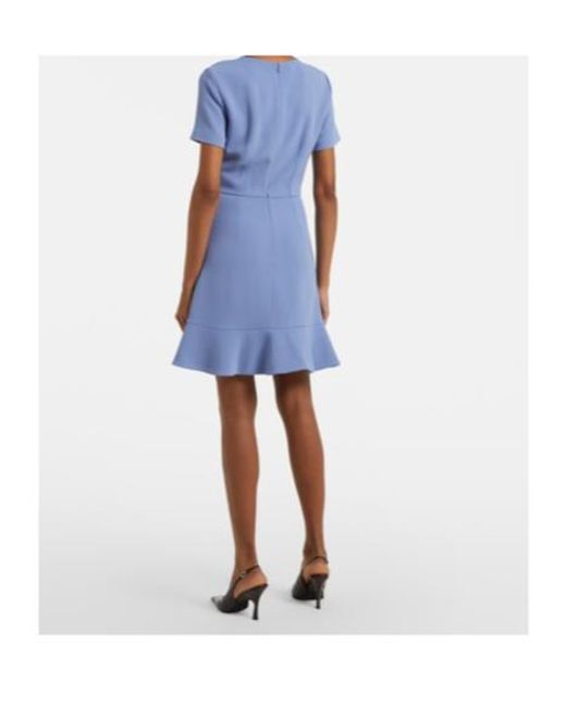 Stella McCartney Blue Iconic Ruffled Minidress