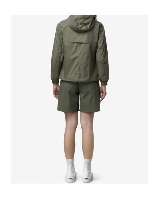 K-Way Green Lil 2.0 Plus.2 Reversible Jacket