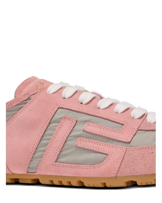 Balmain Pink Racer 45 Trainers