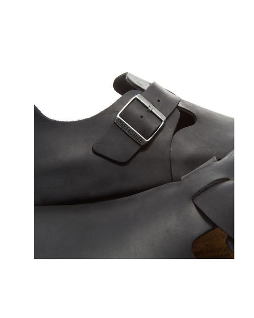 Birkenstock Brown Logo Business Casual Shoes for men
