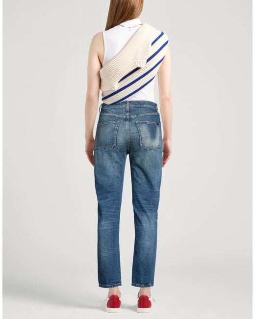 Saint Laurent Blue Tapered Jeans