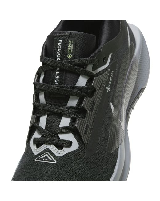 Nike Black Wearresistant Waterproof Trail Running Shoes