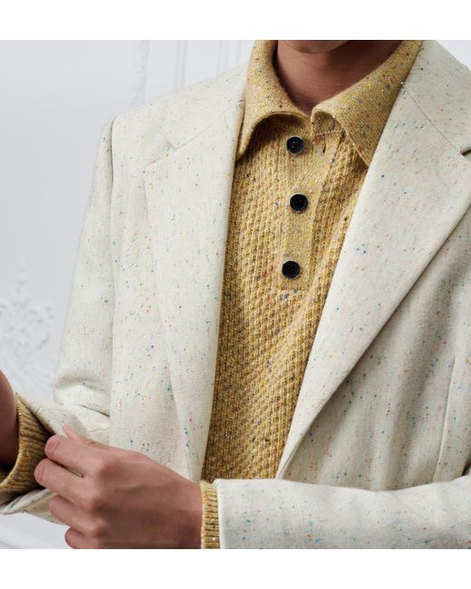 Dior White Single-Breasted Jacket for men